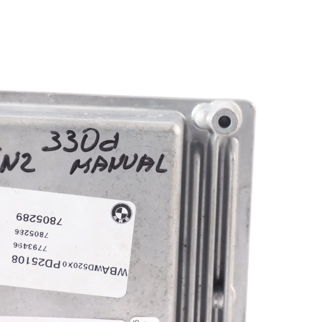 M57N2 231HP Engine Control Module ECU DDE Manual BMW E92 E93 Diesel 330d - SKU 7805286-5 - Part number 7805286