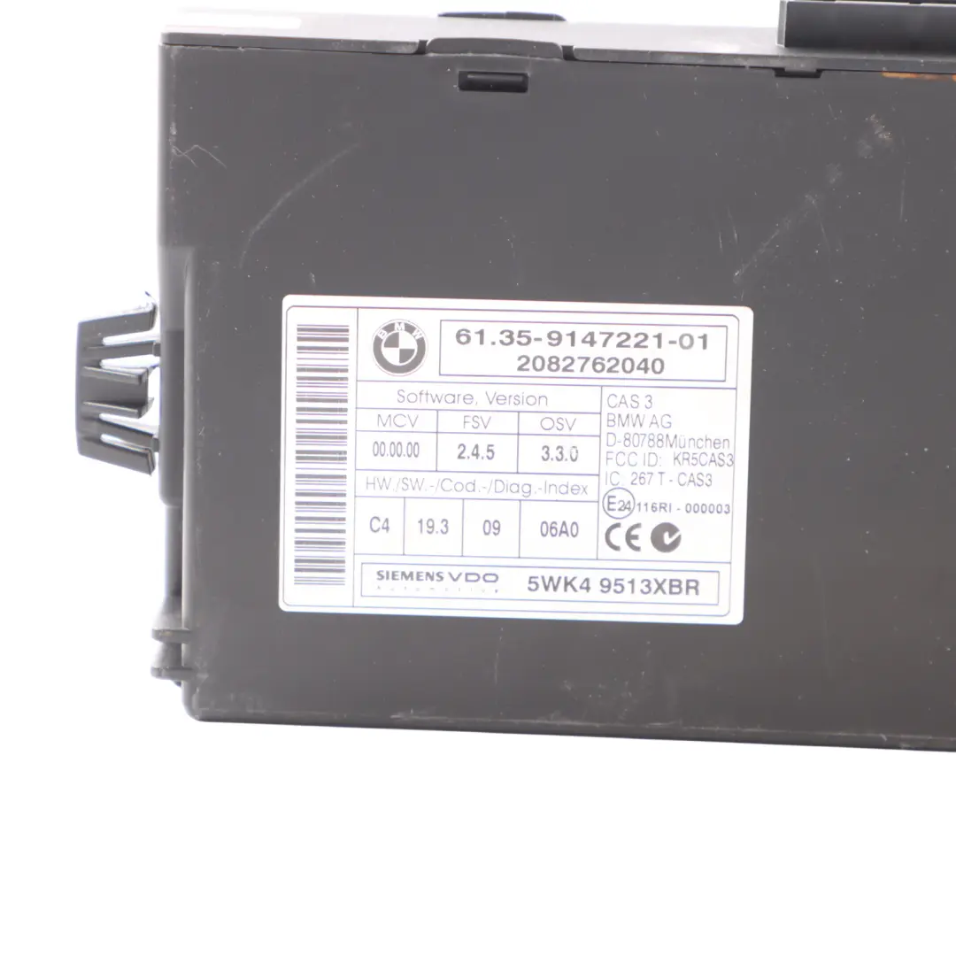BMW Serie 5 E60 E61 LCI N47 520d Motore Diesel Kit ECU DDE CAS 3 Chiave 7812500