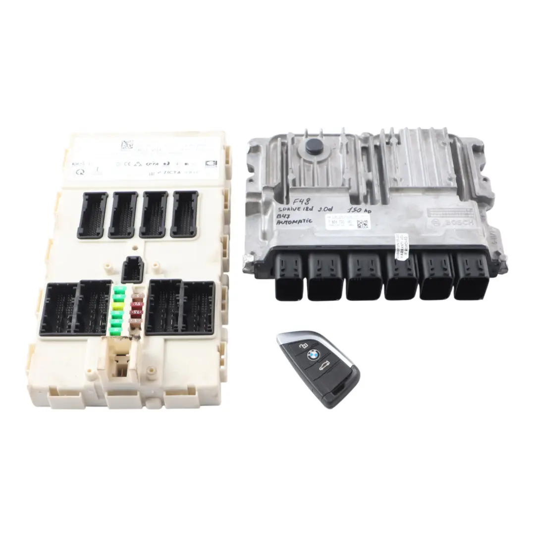 BMW X1 F48 sDrive 18d B47 150HP Engine Unit ECU Kit DDE 7824731 Automatic