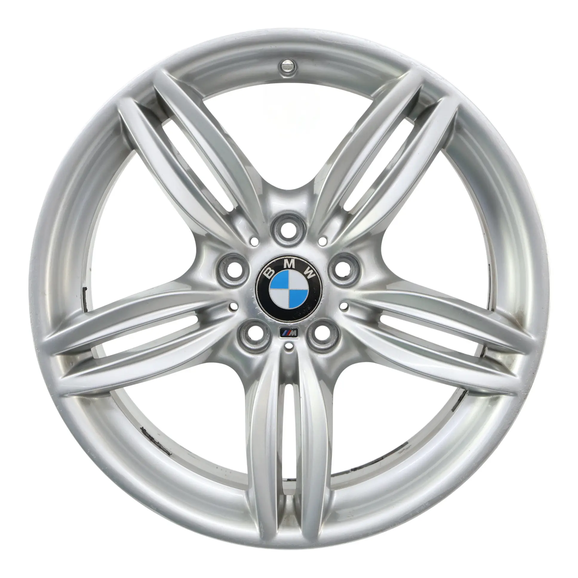 BMW F10 Argento Cerchio posteriore lega M Doppie razze 351 9J 19" ET:44 7842653