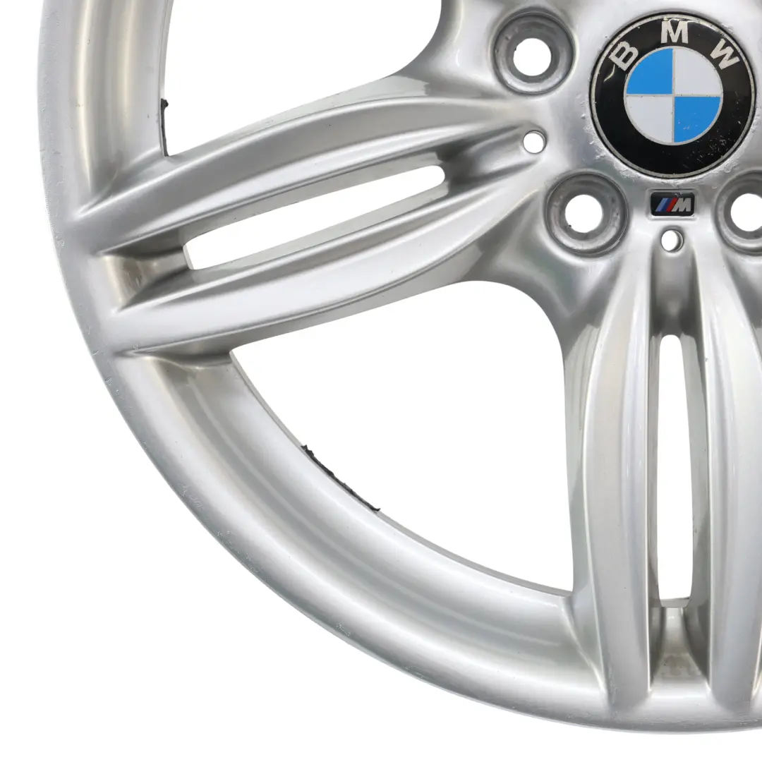 Jante arrière alliage argenté M Double Spoke 351 9J 19" ET:44 BMW F10 - SKU 7842653-3 - Numéro de pièce 7842653