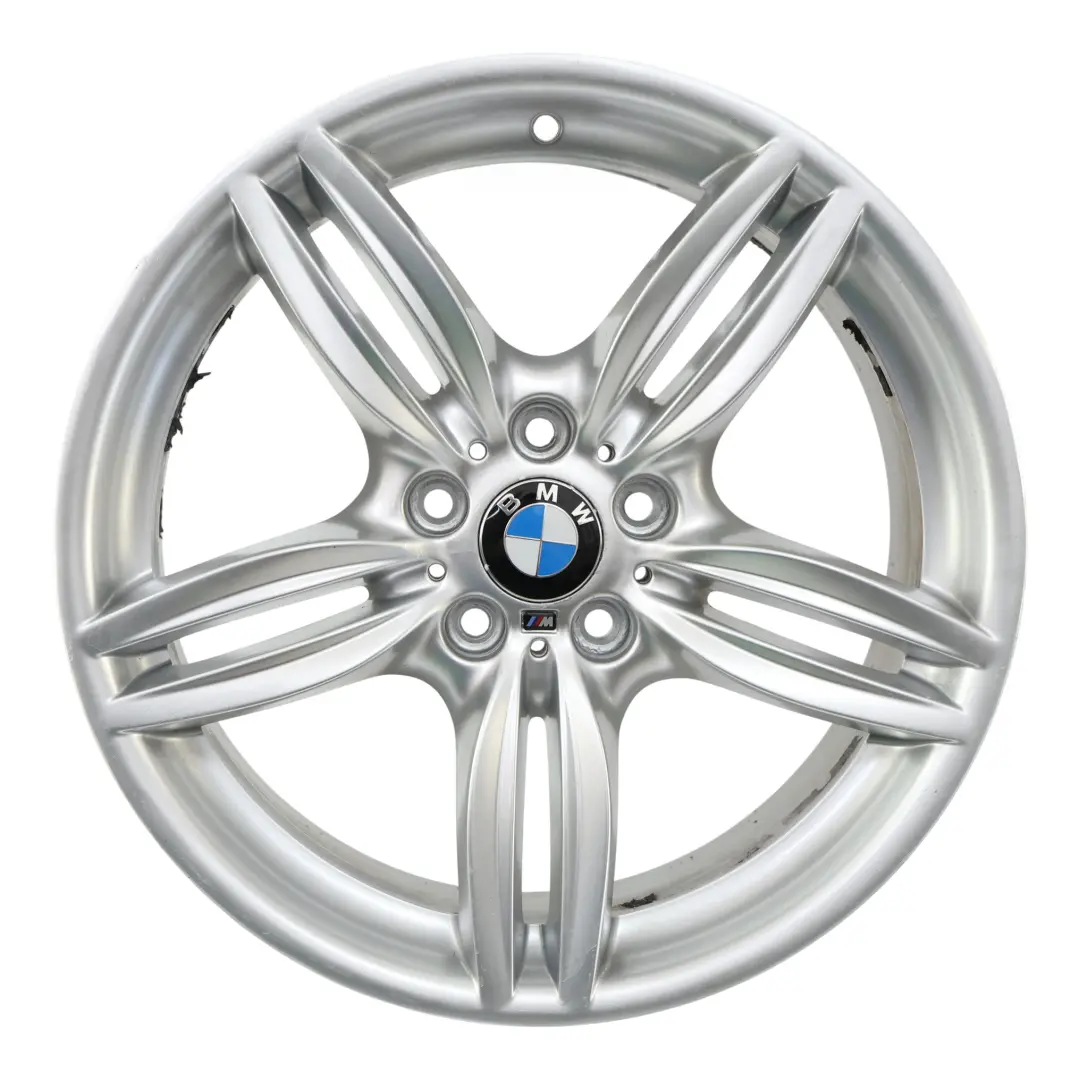 BMW F10 F12 Silver Rear Wheel Alloy Rim M Double Spoke 351 9J 19" ET:44 7842653