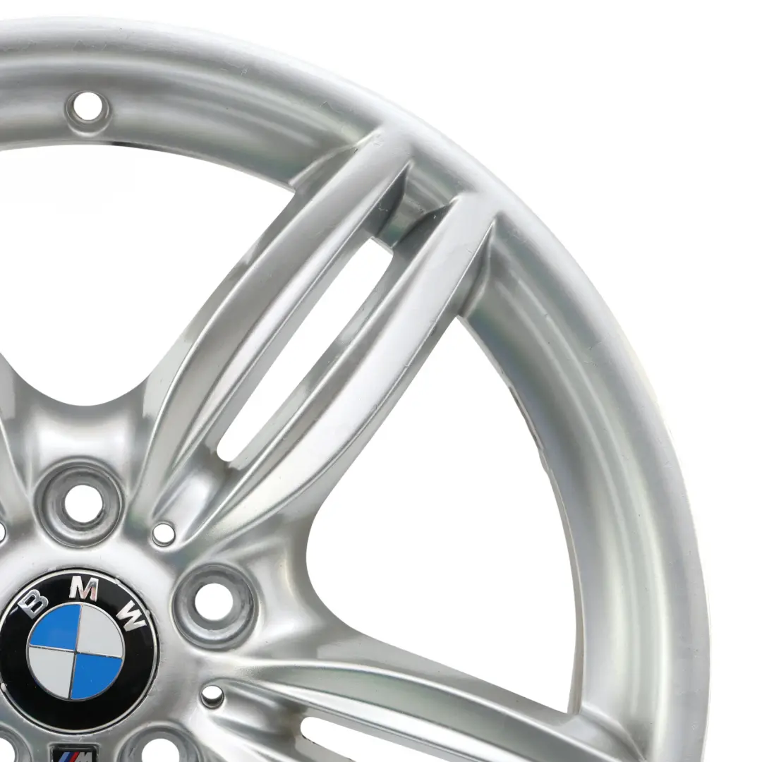 BMW F10 F12 Silver Rear Wheel Alloy Rim M Double Spoke 351 9J 19" ET:44 7842653