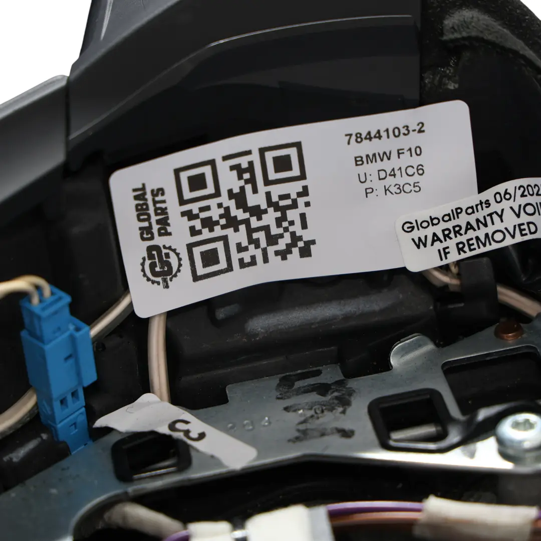 BMW F10 F11 F07 M Sport NUOVO volante in pelle nera Alcantara Cambio al volante