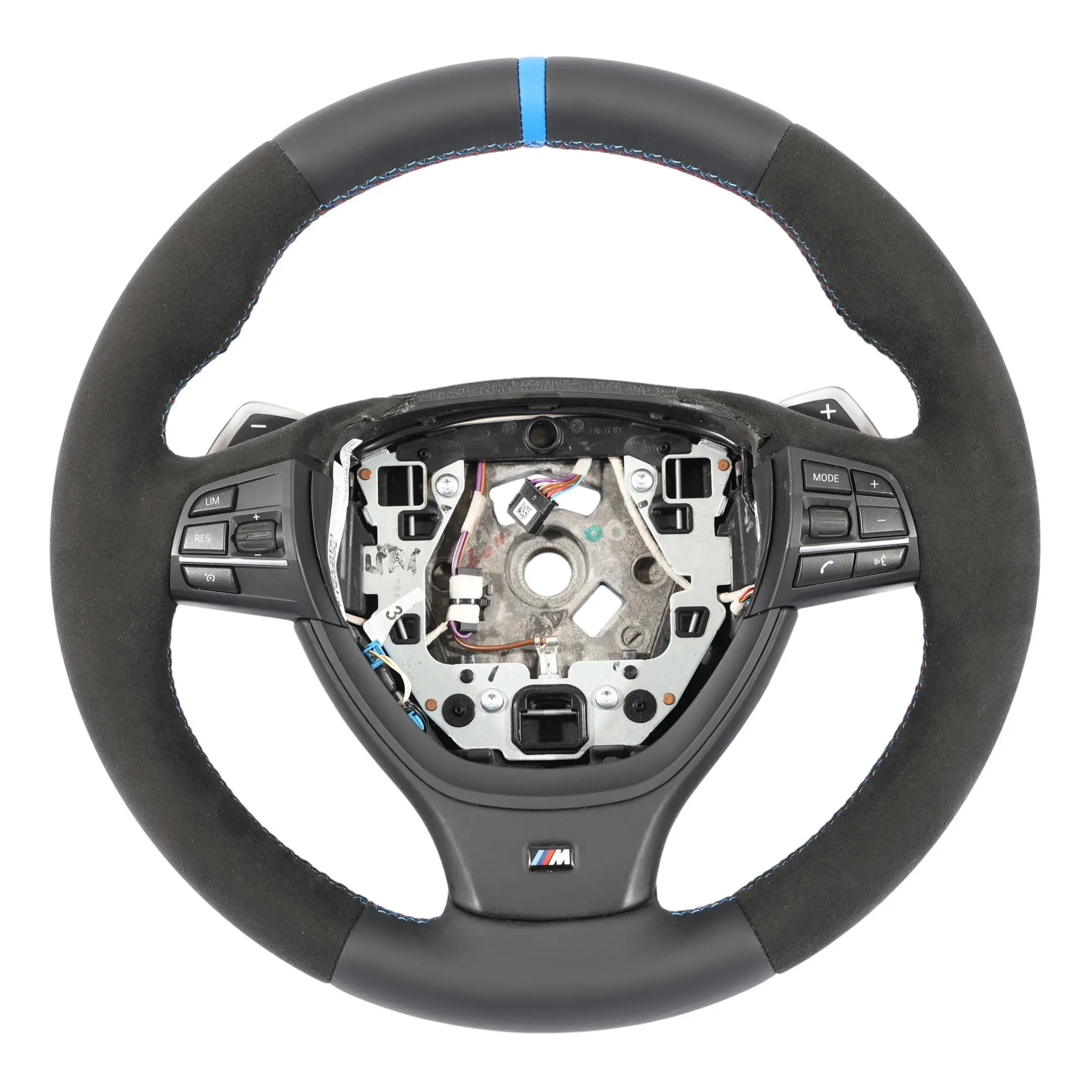 BMW F10 F11 F07 M Pakiet Sport Kierownica NOWA Czarna Skóra Alkantara