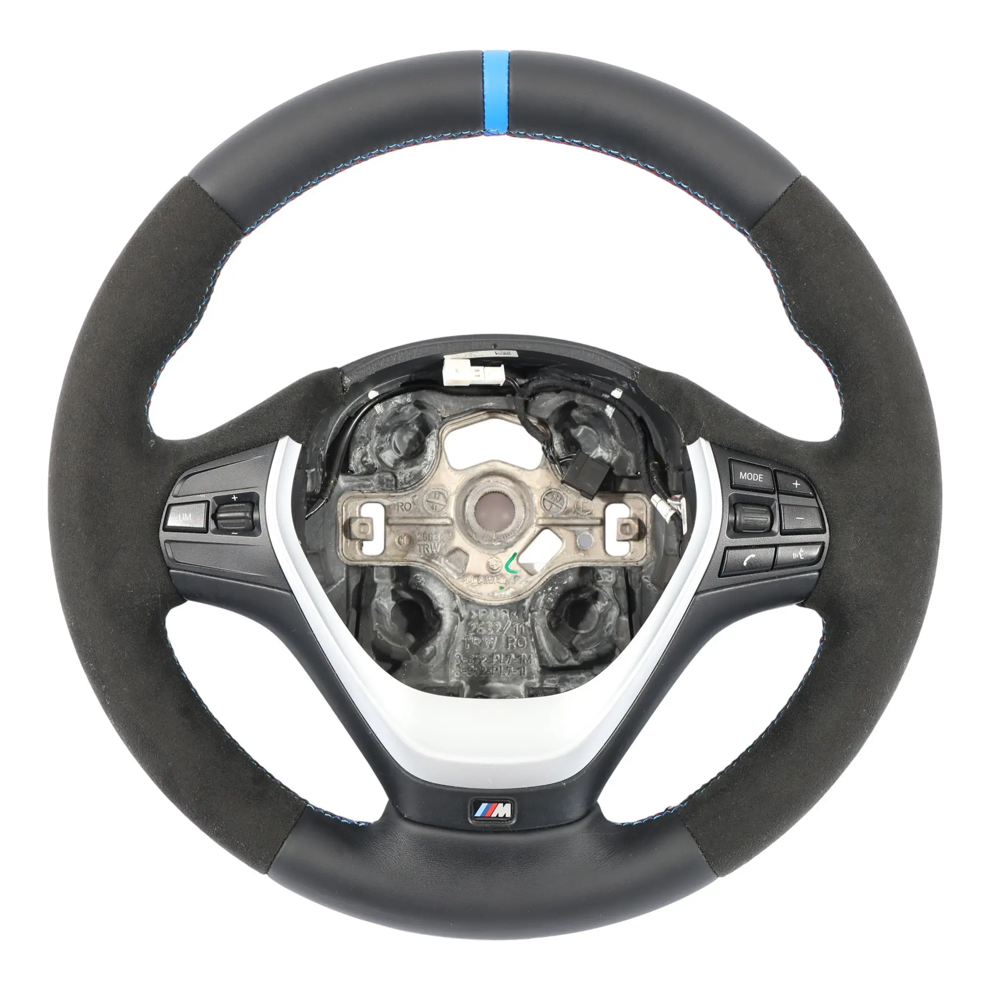 BMW F20 F21 F30 F31 F32 NEW Black Leather M Sport Thick Steering Wheel Switches