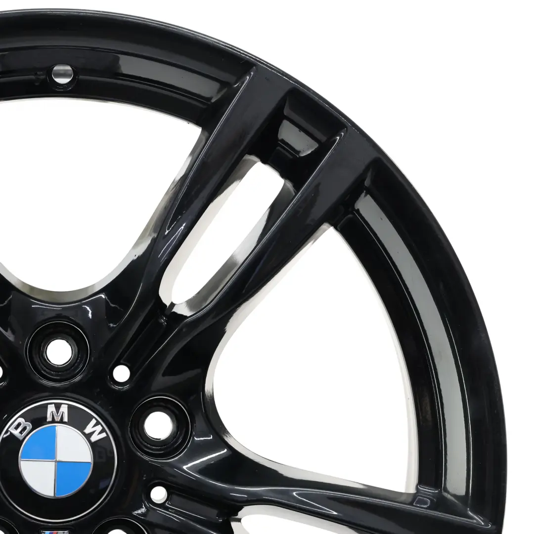 BMW F30 F31 Rear Black Wheel Alloy Rim 18" 8,5J ET:47 M Styling 400 7845881