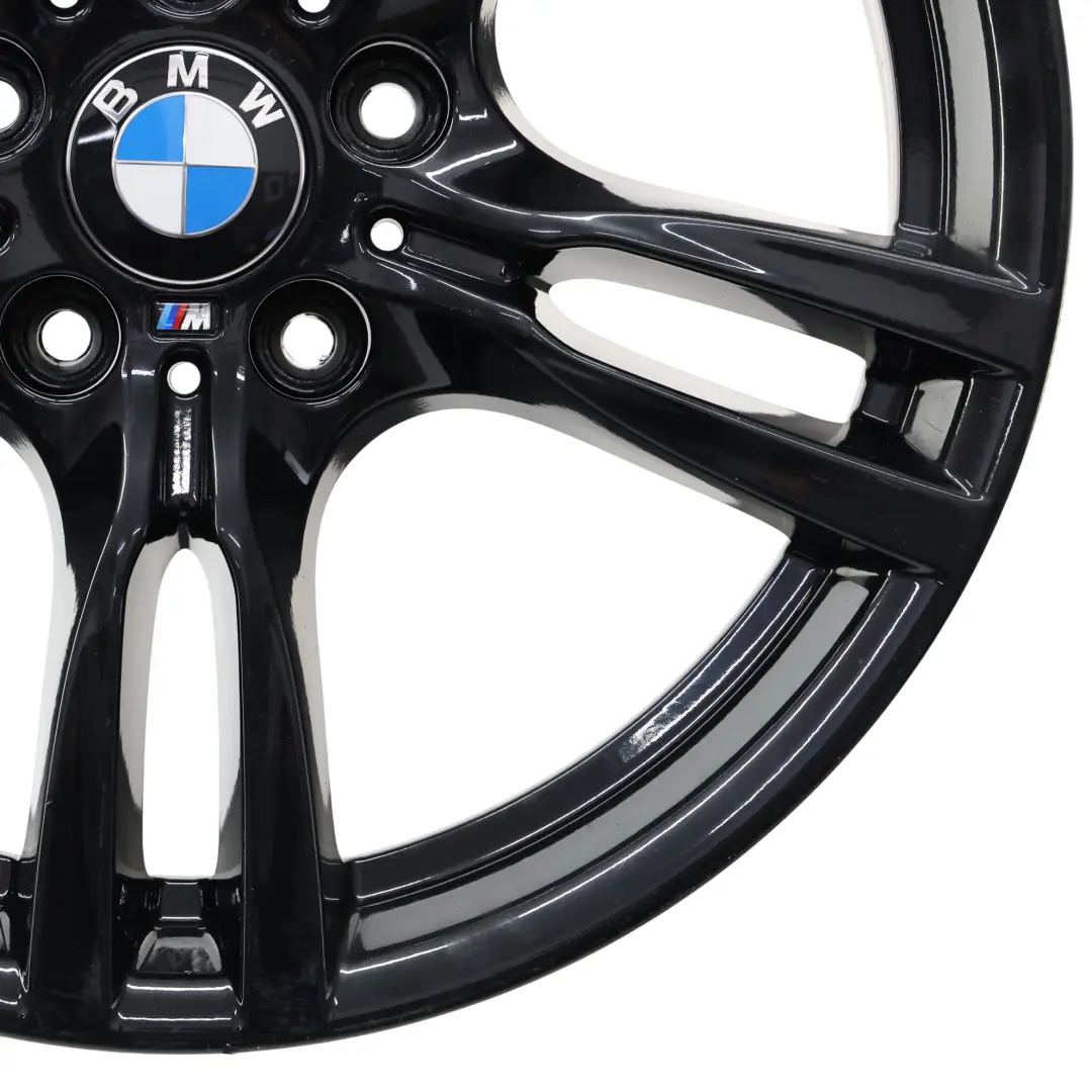 BMW F30 F31 Rear Black Wheel Alloy Rim 18" 8,5J ET:47 M Styling 400 7845881