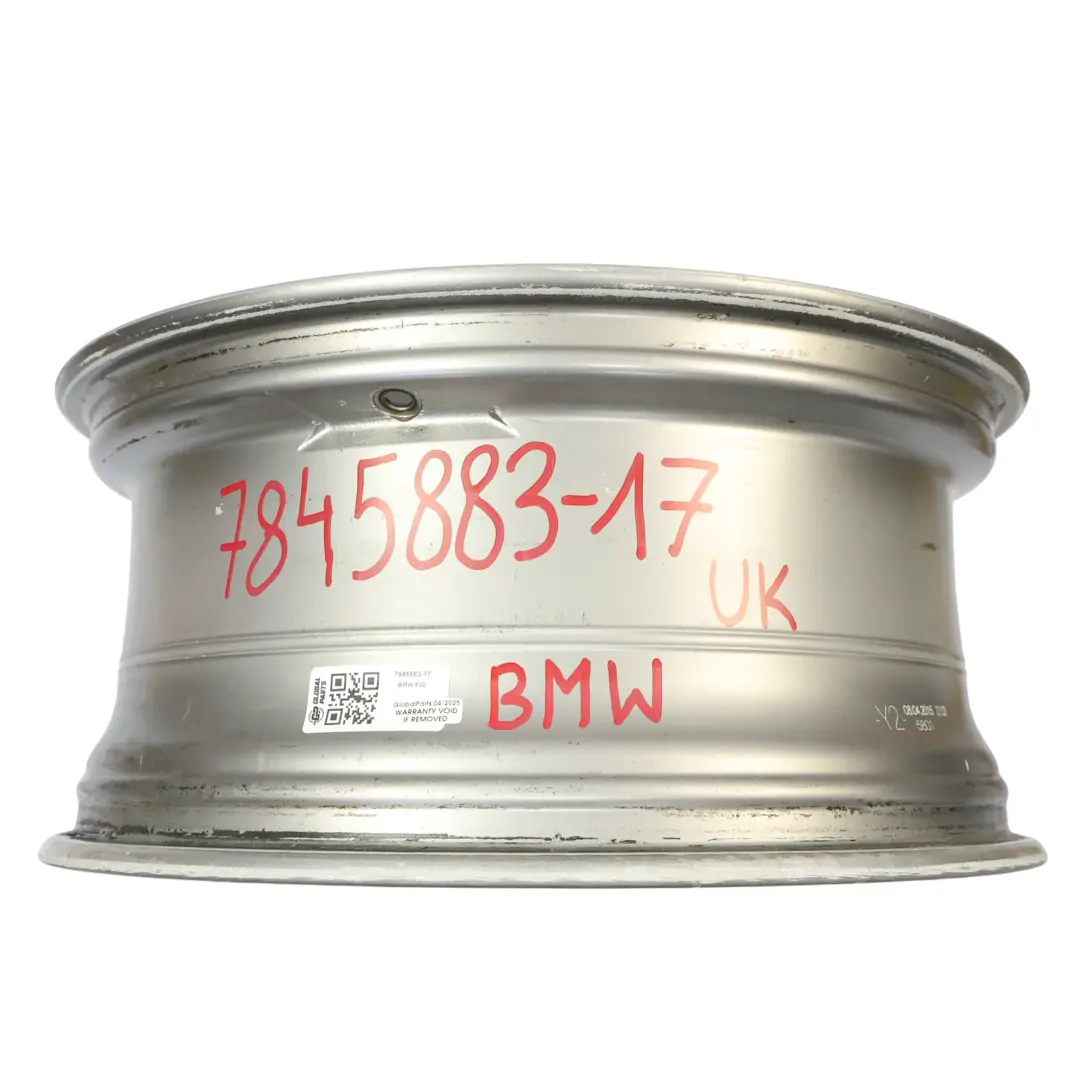 BMW F30 F31 Rear Silver Alloy Wheel Rim 19" ET:47 8,5J M Star Spoke 7845883