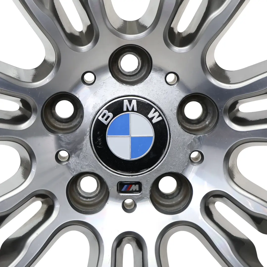 BMW F30 F31 Rear Silver Alloy Wheel Rim 19" ET:47 8,5J M Star Spoke 7845883