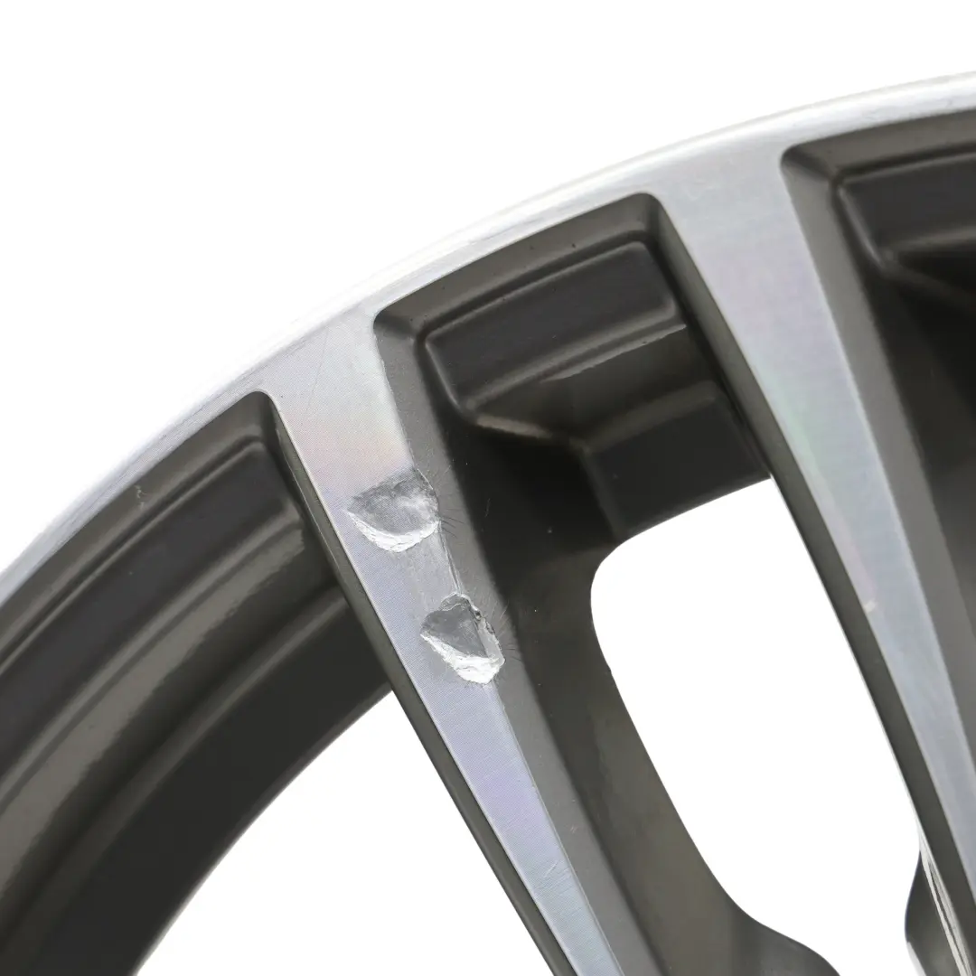 BMW F30 F31 Rear Silver Alloy Wheel Rim 19" ET:47 8,5J M Star Spoke 7845883