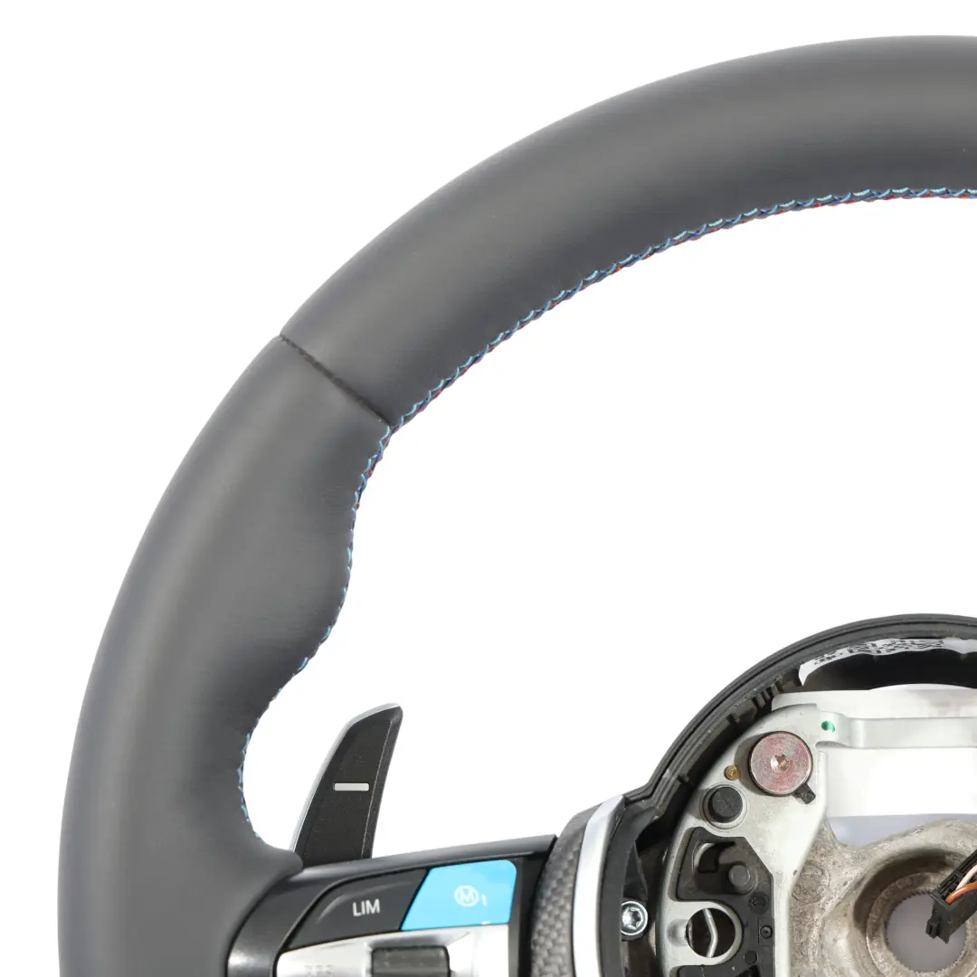 Steering Wheel BMW F80 M3 F82 M4 F87 M2 NEW Black Leather M Performance Heated