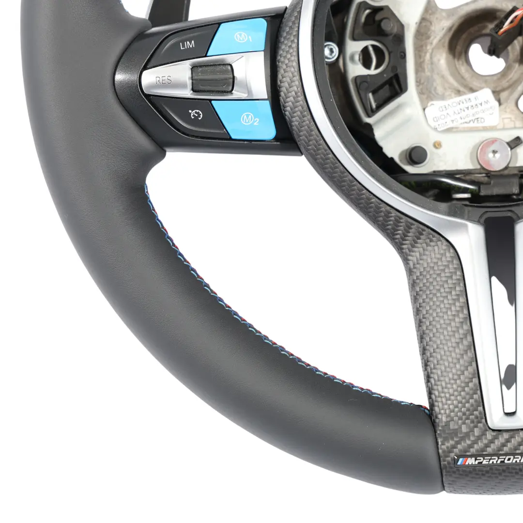 Steering Wheel BMW F80 M3 F82 M4 F87 M2 NEW Black Leather M Performance Heated