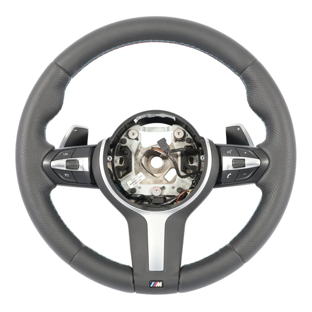 Steering Wheel BMW F20 LCI F30 F32 Heated M Sport NEW Black Leather Paddle Shift