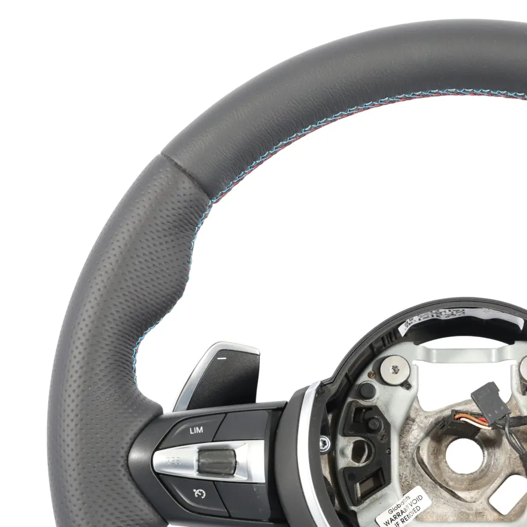 Steering Wheel BMW F20 LCI F30 F32 Heated M Sport NEW Black Leather Paddle Shift