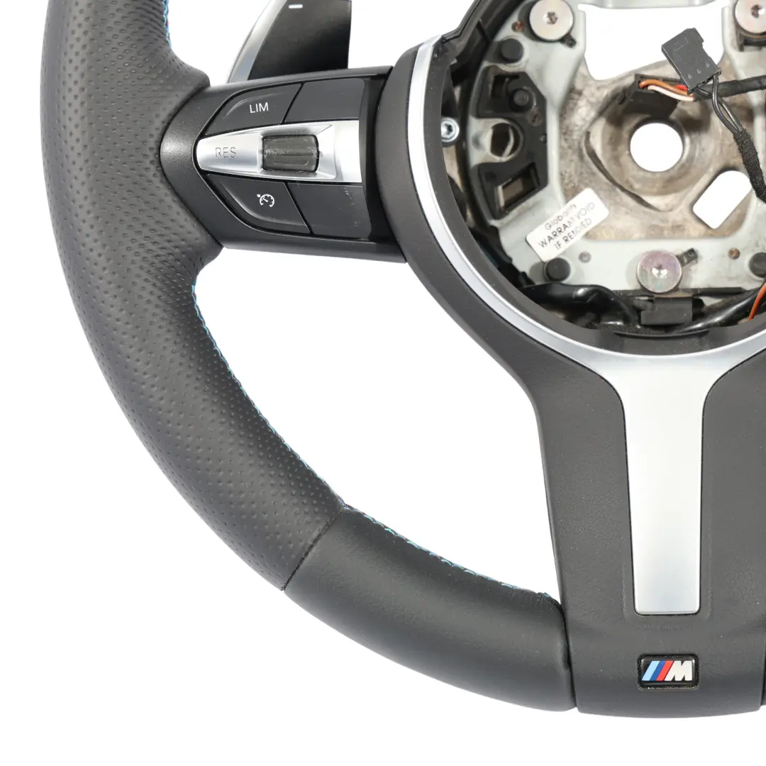 Steering Wheel BMW F20 LCI F30 F32 Heated M Sport NEW Black Leather Paddle Shift