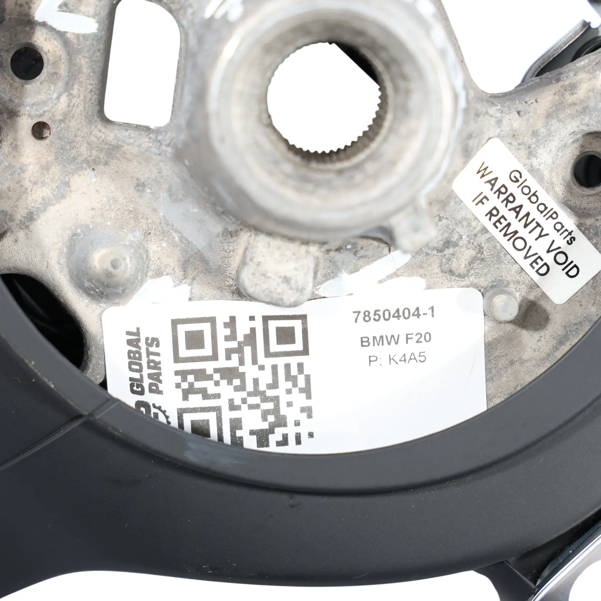 BMW F20 LCI F30 F32 Riscaldato M Sport Nuova Pelle Nera Volante Leve del Cambio
