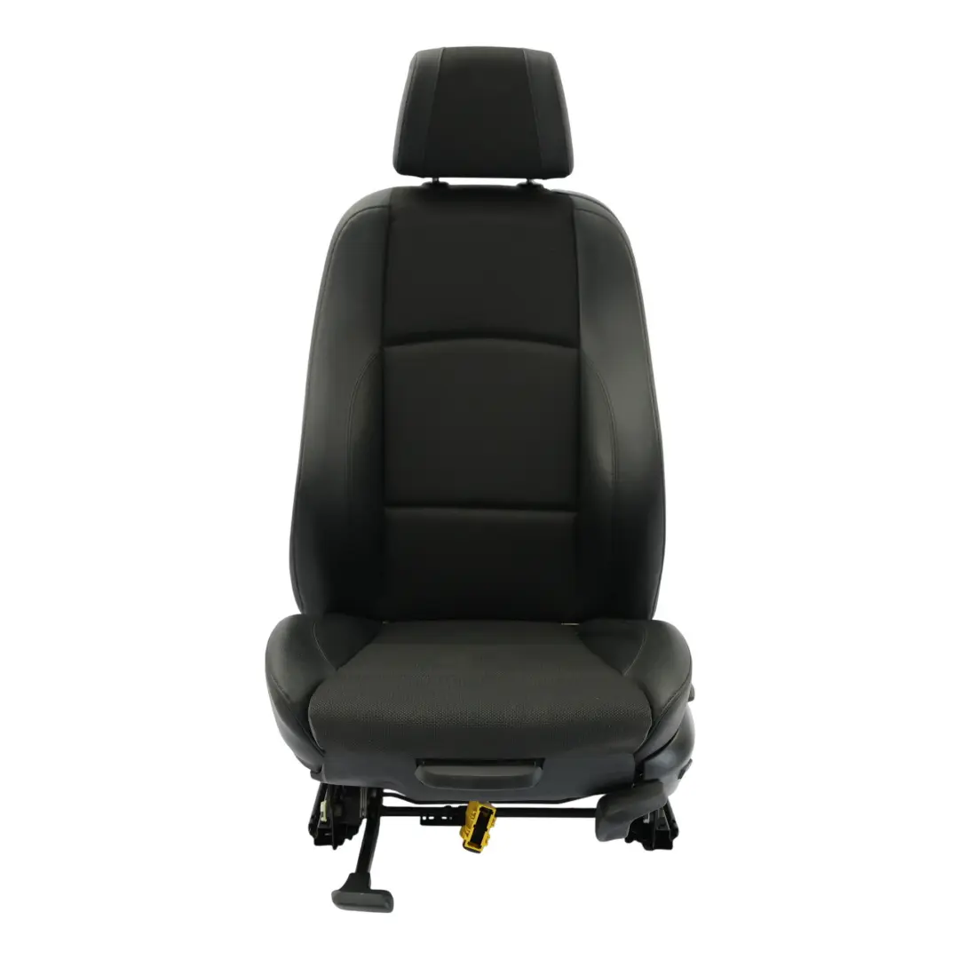 Vorderseite Sitz BMW E81 E82 M Sport Links Seite Schwarzer Stoff / Kunstleder