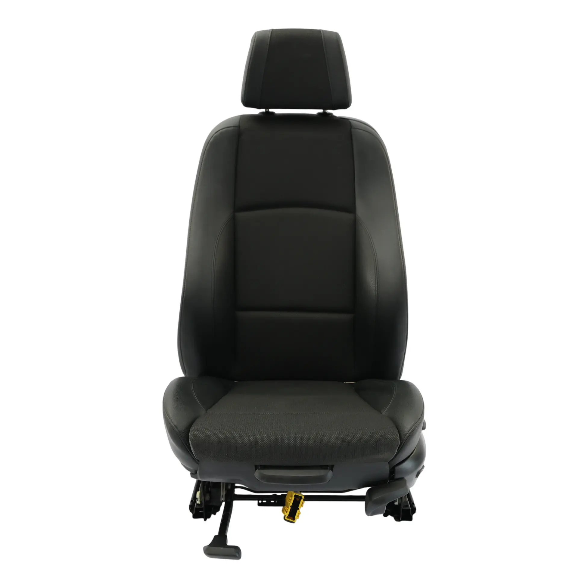 Siège avant BMW E81 E82 M Sport gauche Côté tissu noir / simili cuir