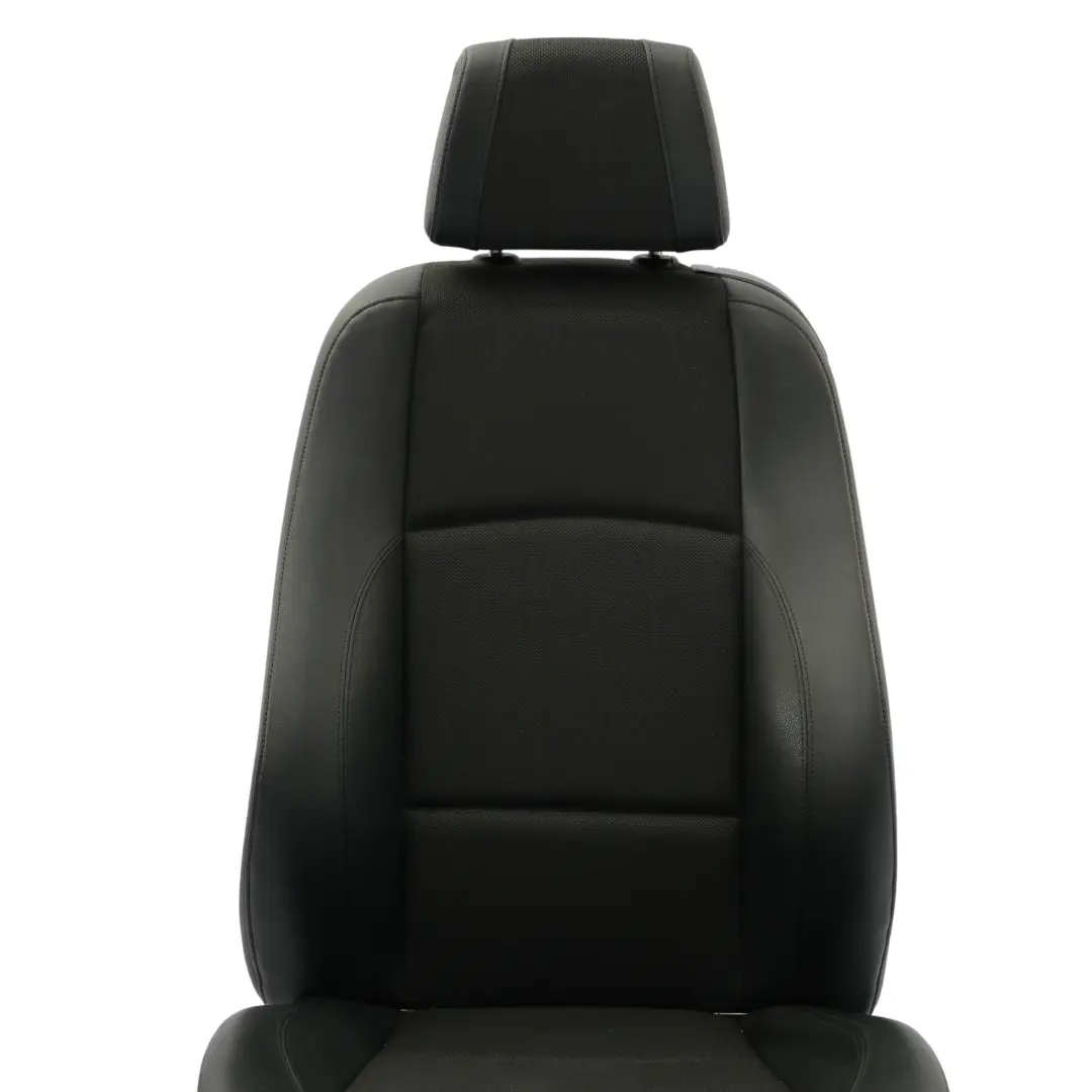 Vorderseite Sitz BMW E81 E82 M Sport Links Seite Schwarzer Stoff / Kunstleder