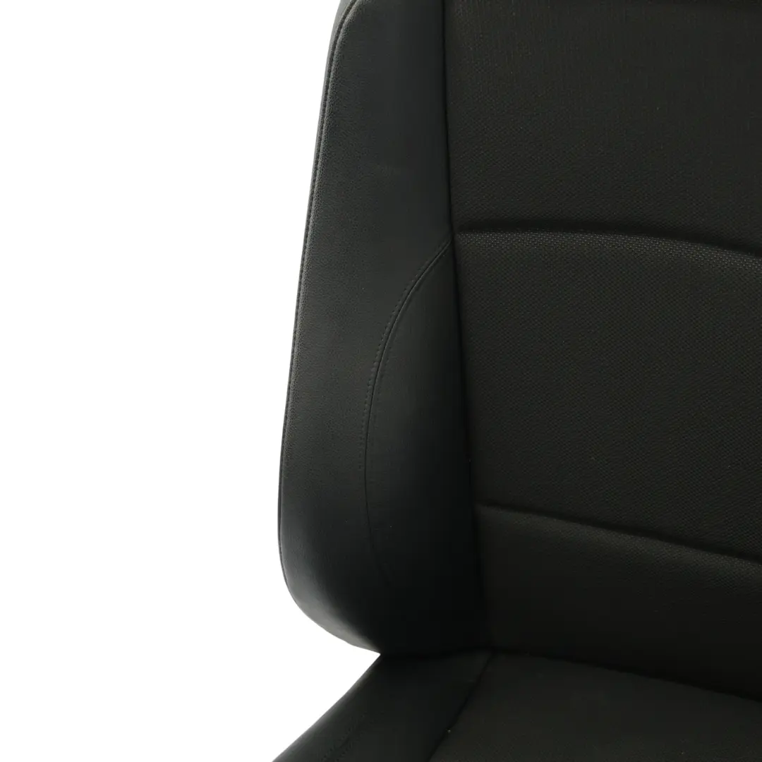 Vorderseite Sitz BMW E81 E82 M Sport Links Seite Schwarzer Stoff / Kunstleder