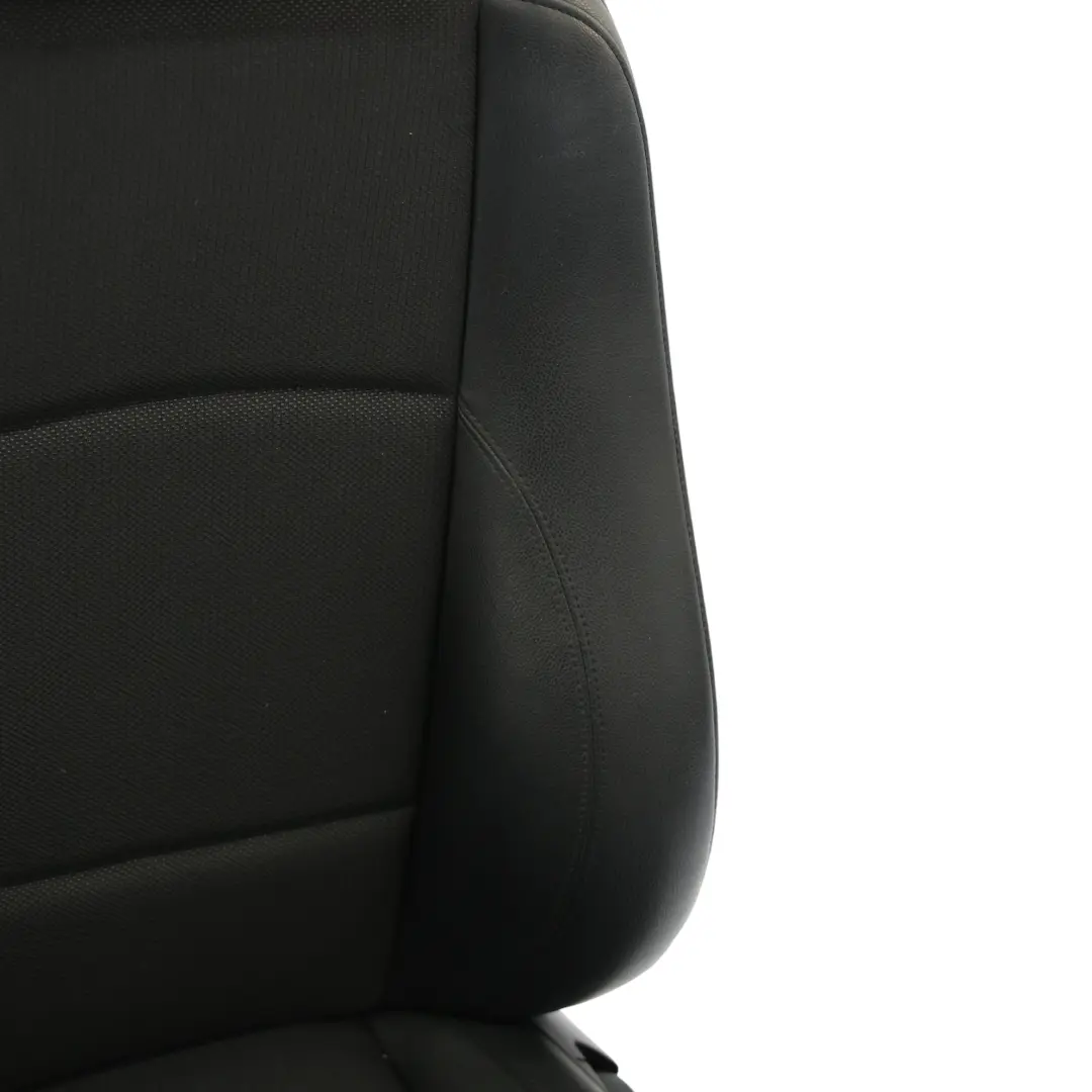 Vorderseite Sitz BMW E81 E82 M Sport Links Seite Schwarzer Stoff / Kunstleder