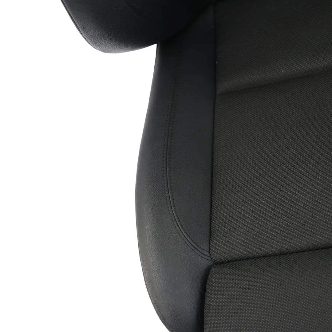 Vorderseite Sitz BMW E81 E82 M Sport Links Seite Schwarzer Stoff / Kunstleder