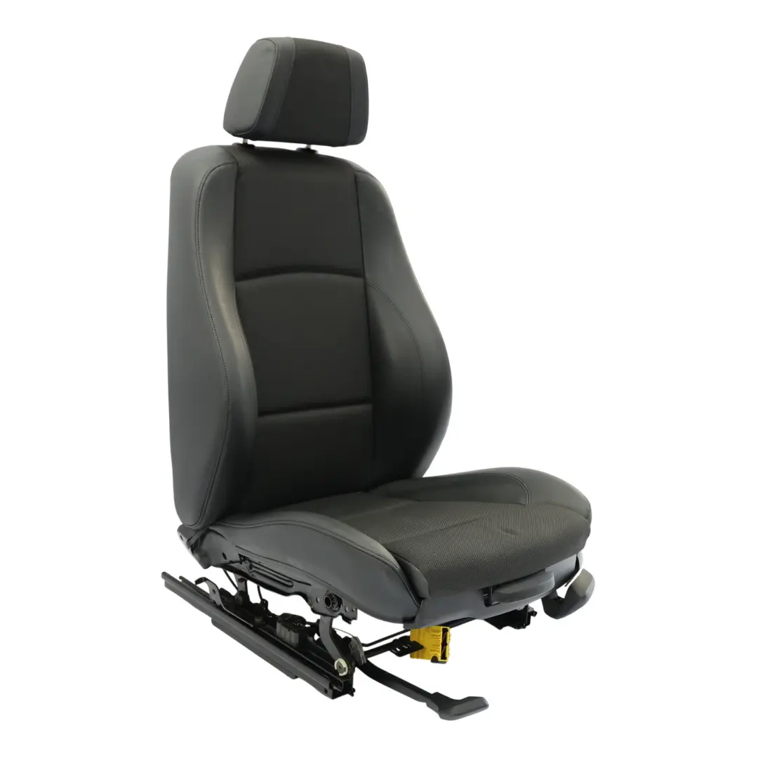 Vorderseite Sitz BMW E81 E82 M Sport Links Seite Schwarzer Stoff / Kunstleder