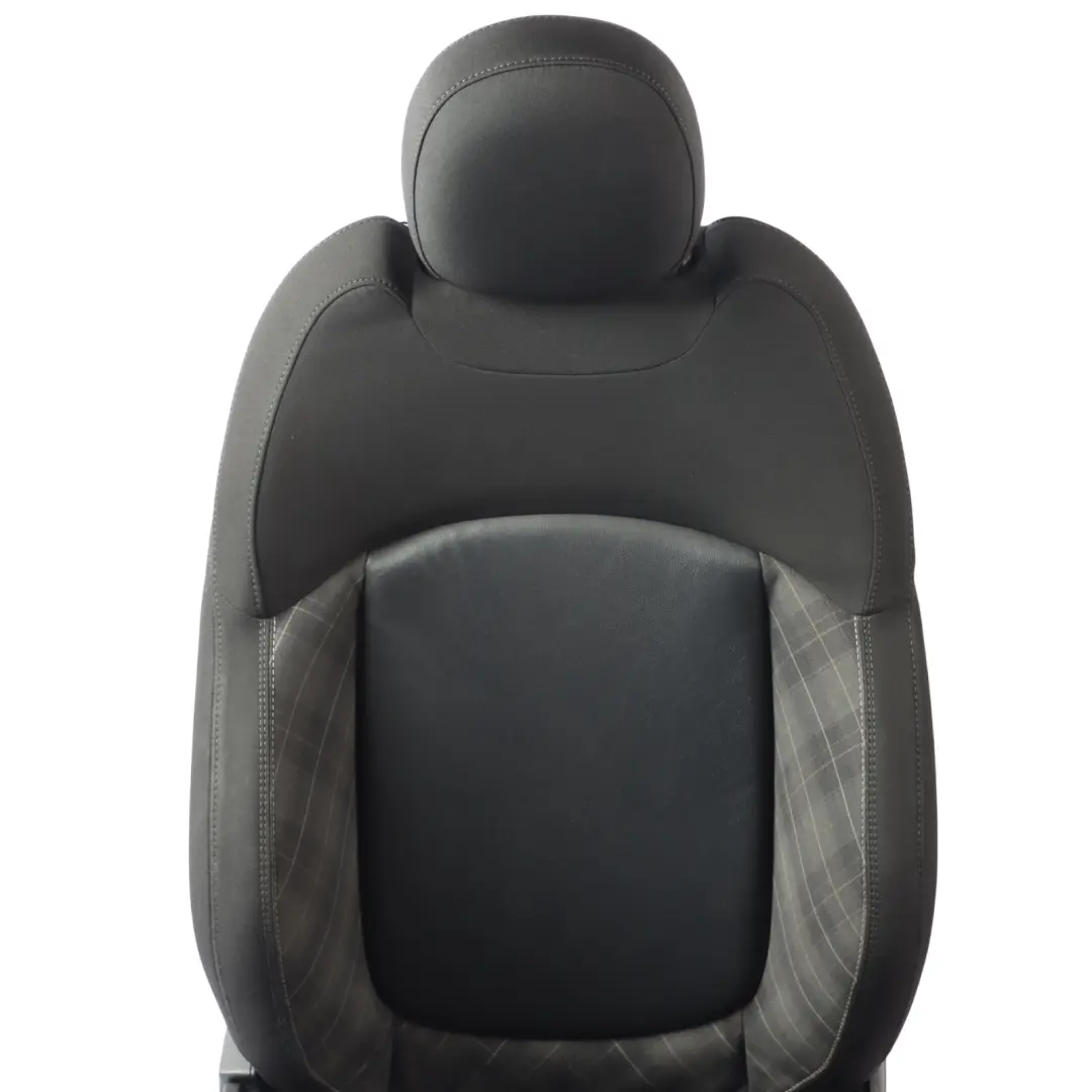 Mini F55 Sport Seat Front Right O/S Cloth Leather Diamond Carbon Black
