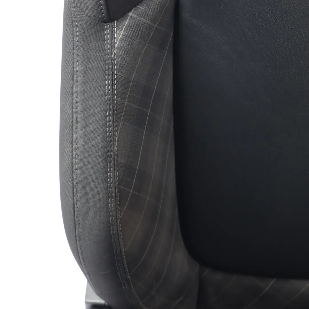 Mini F55 Sport Seat Front Right O/S Cloth Leather Diamond Carbon Black
