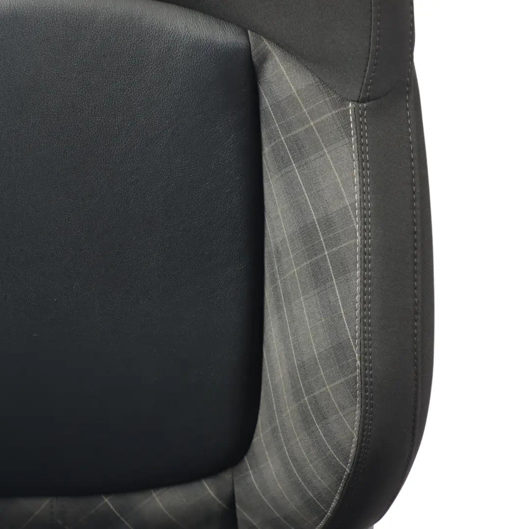 Mini F55 Sport Seat Front Right O/S Cloth Leather Diamond Carbon Black