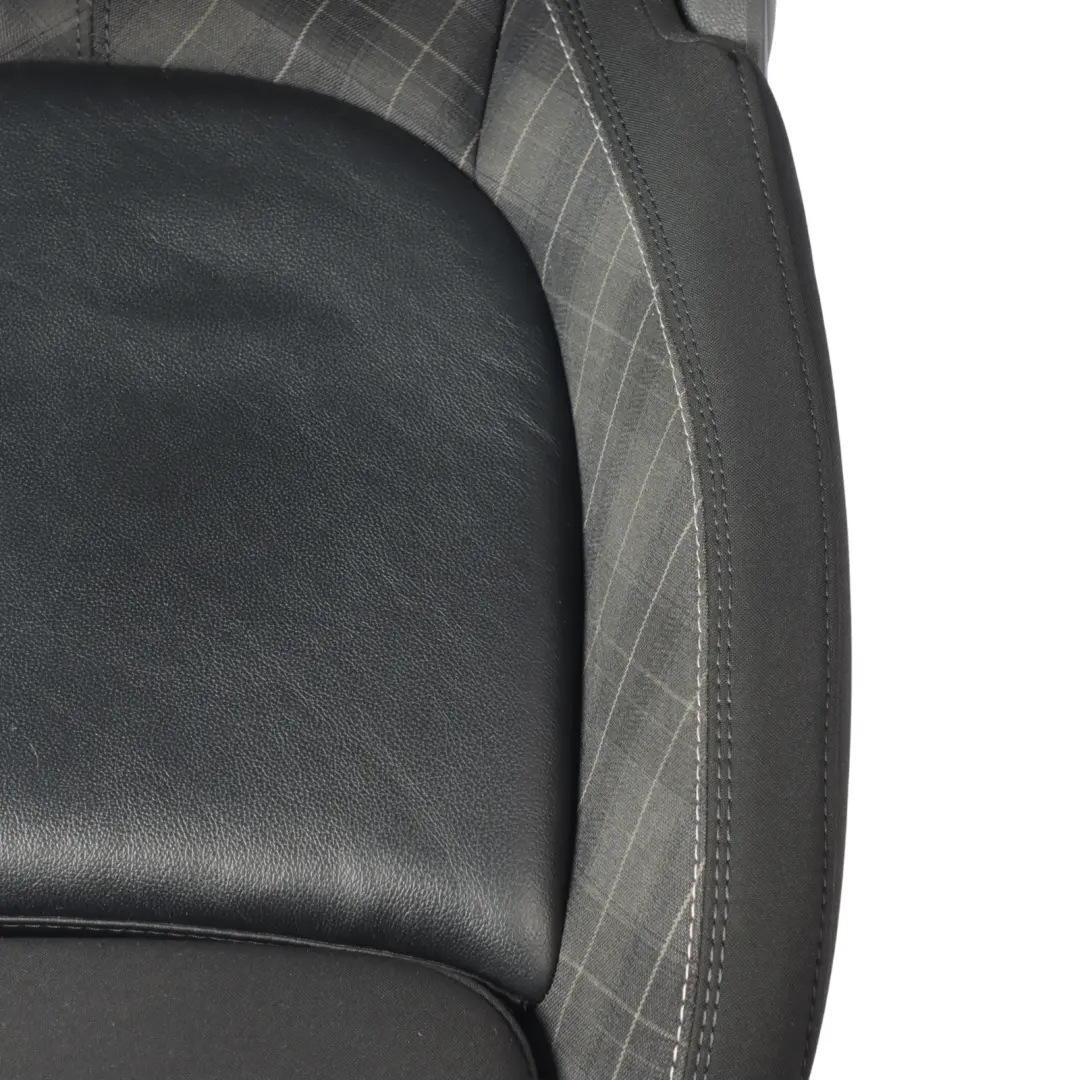 Mini F55 Sport Seat Front Right O/S Cloth Leather Diamond Carbon Black