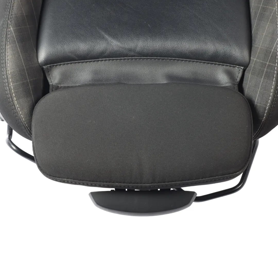 Mini F55 Sport Seat Front Right O/S Cloth Leather Diamond Carbon Black