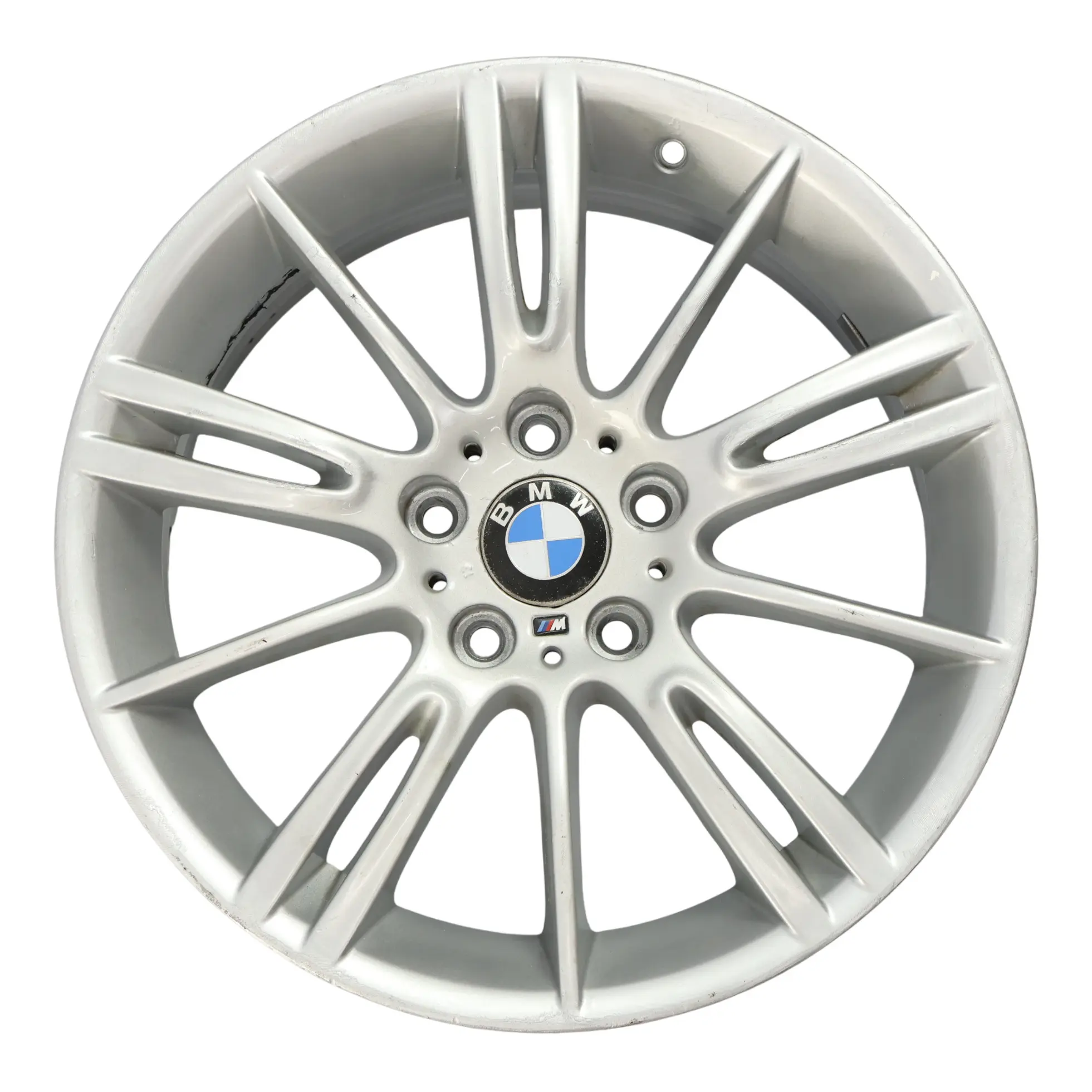BMW E90 E91 E92 E93 Silver Front Alloy Wheel Rim 18" ET:34 8J M Spider Spoke 193