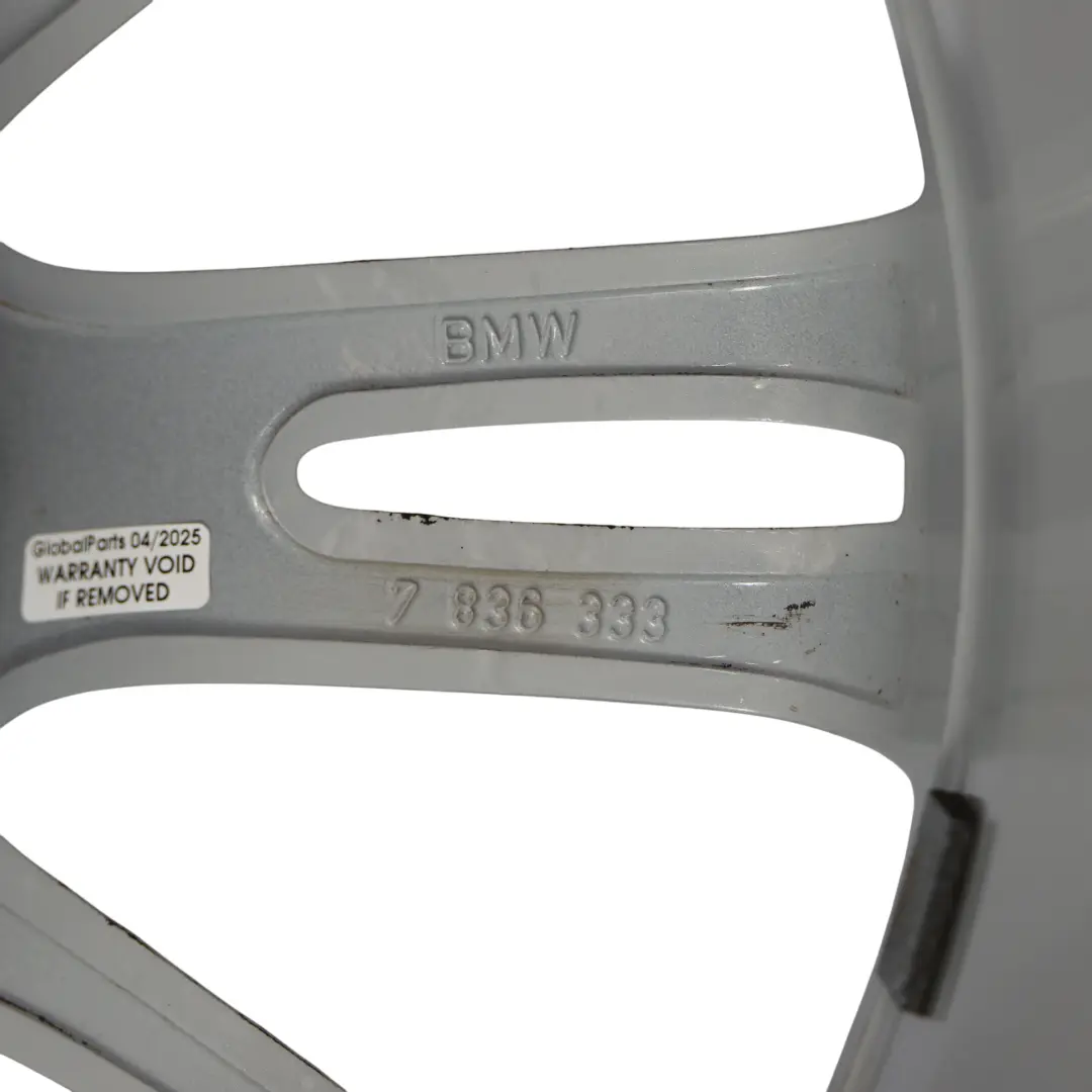 Argent Jante Alu Alliage 18" 8J ET:34 M Spider Spoke 193 BMW E90 E91 E92 - SKU 8036933-8 - Numéro de pièce 8036933
