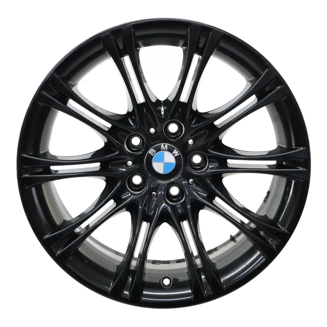 BMW E60 E61 Schwarz Leichtmetallfelge 18" 8J ET:20 M Doppelspeiche 135 8036947