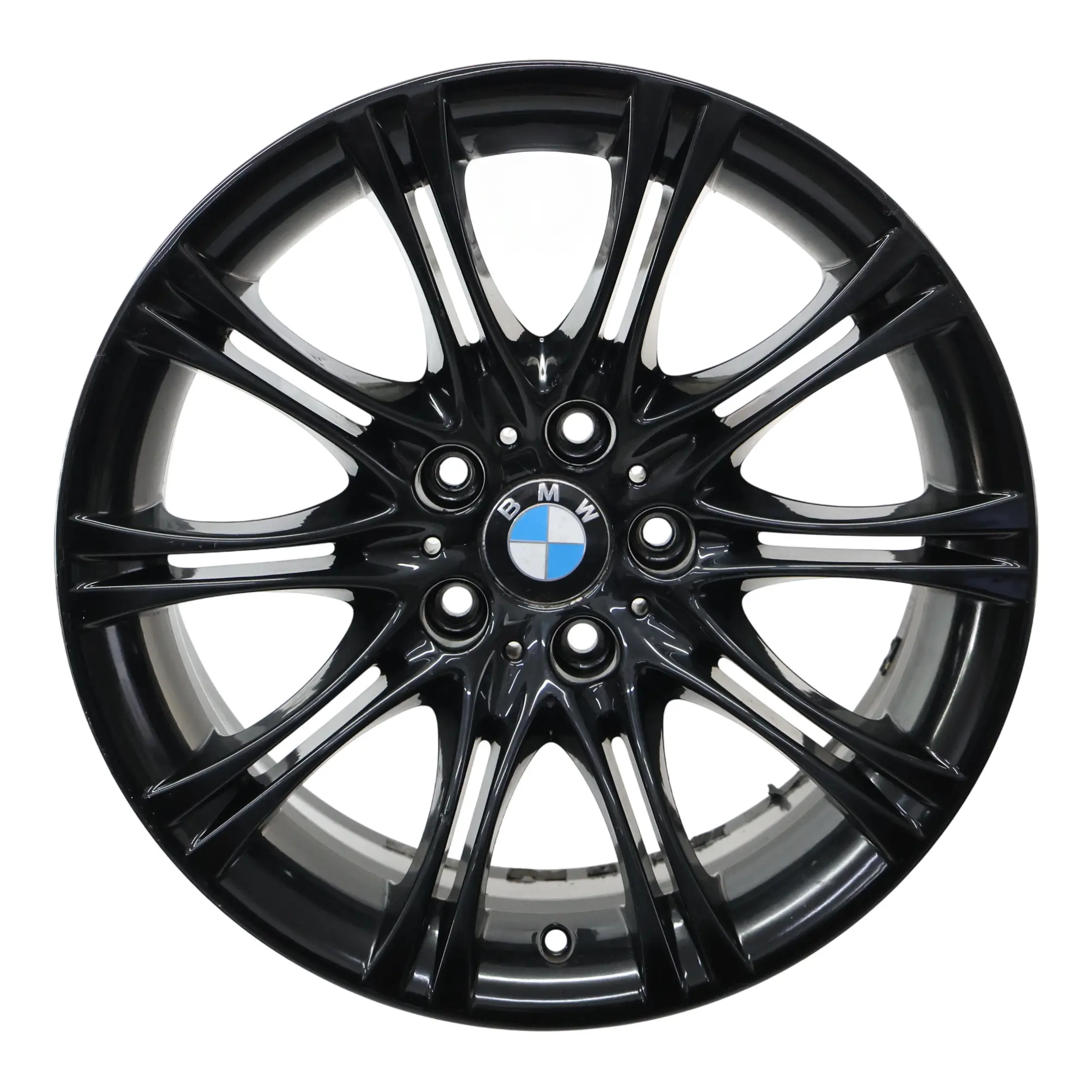 BMW E60 E61 Black Alloy Wheel Rim 18" 8J ET:20 M Double Spoke 135 8036947