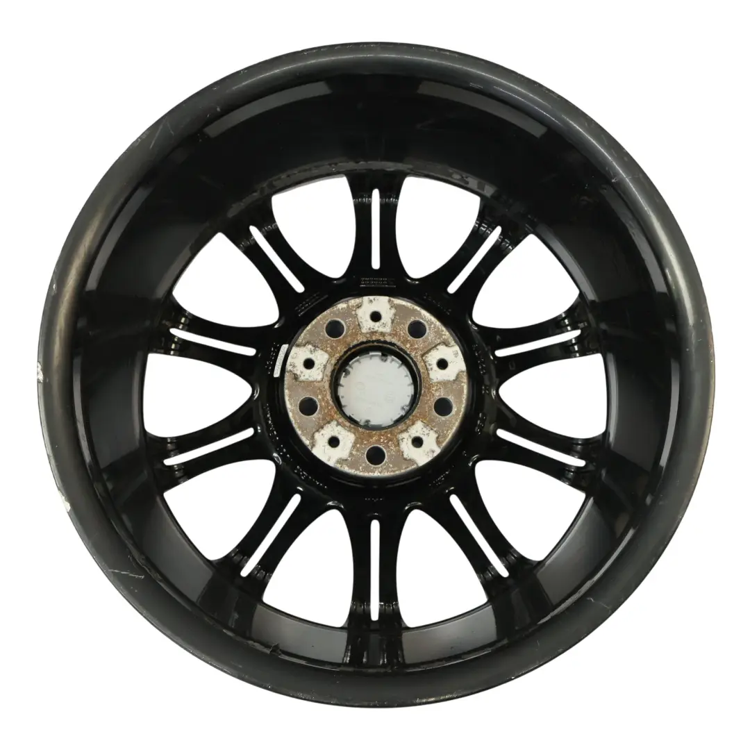 BMW E60 E61 Schwarz Leichtmetallfelge 18" 8J ET:20 M Doppelspeiche 135 8036947