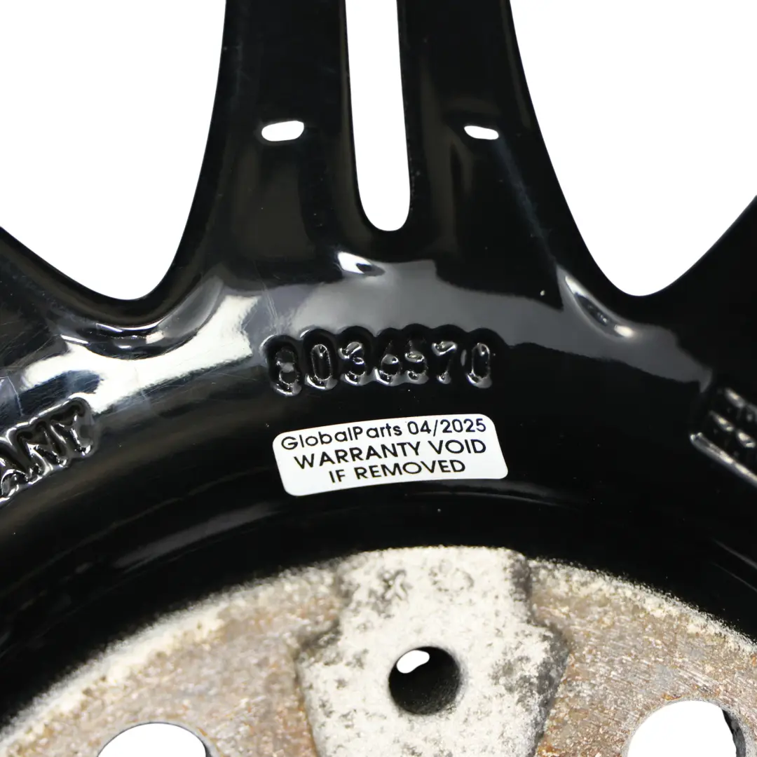 BMW E60 E61 Schwarz Leichtmetallfelge 18" 8J ET:20 M Doppelspeiche 135 8036947