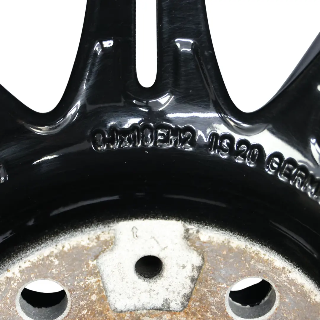 BMW E60 E61 Schwarz Leichtmetallfelge 18" 8J ET:20 M Doppelspeiche 135 8036947