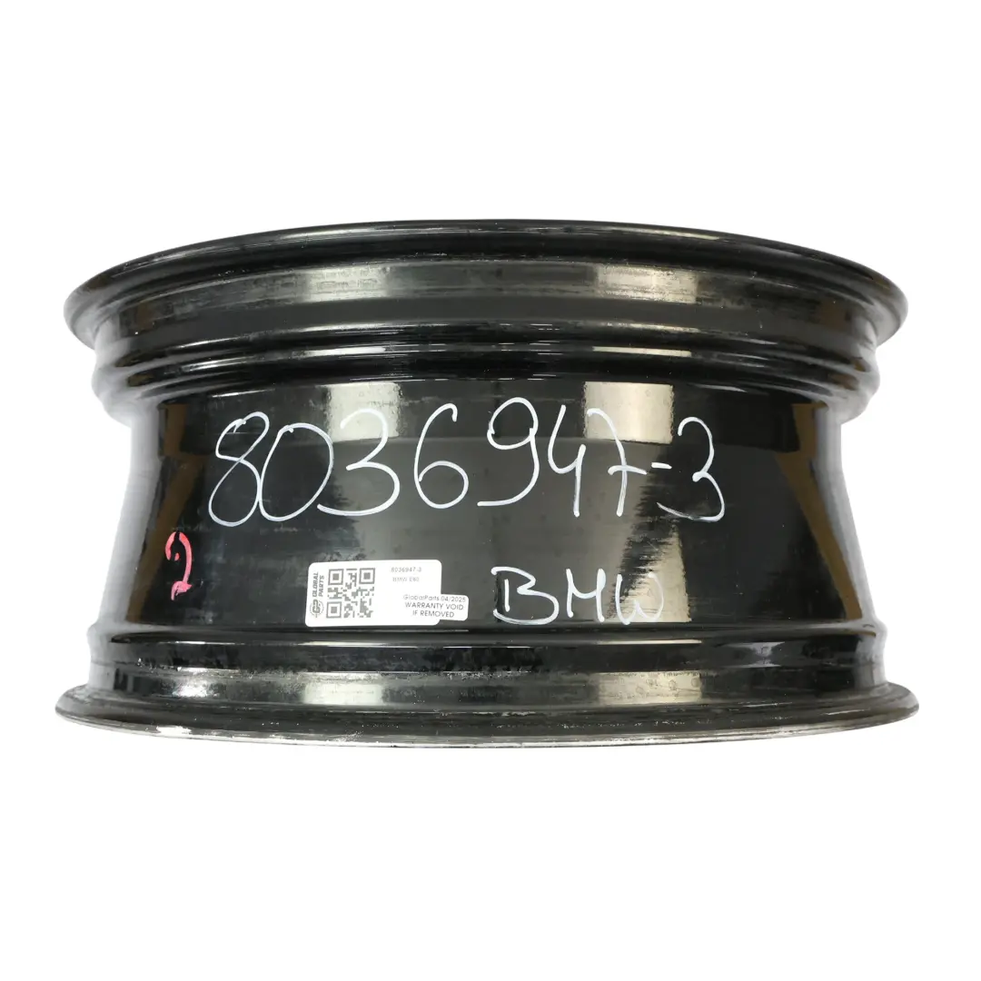 BMW E60 E61 Schwarz Leichtmetallfelge 18" 8J ET:20 M Doppelspeiche 135 8036947