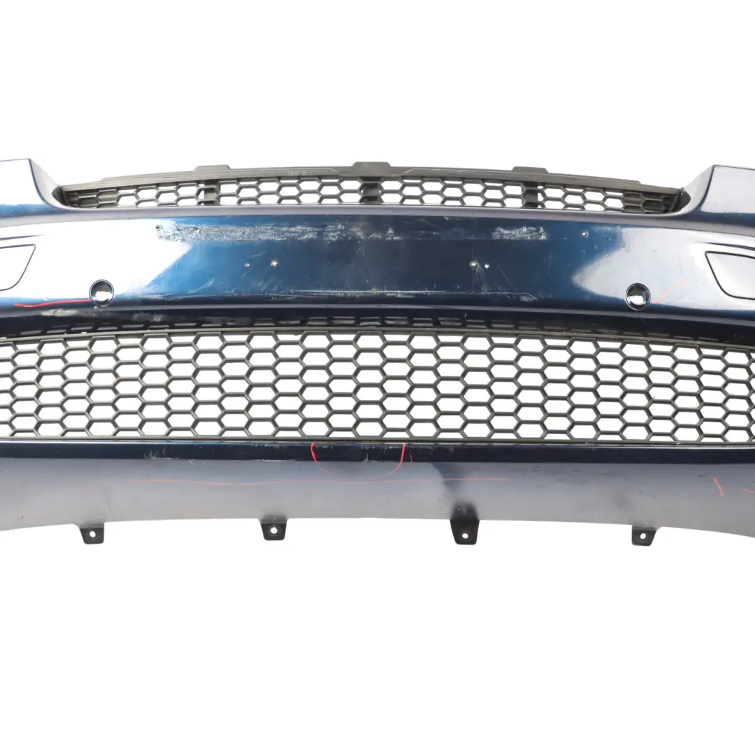 BMW X5 E70 LCI Bumper Front M Sport Trim Panel Grille Tiefseeblau Metallic - A76