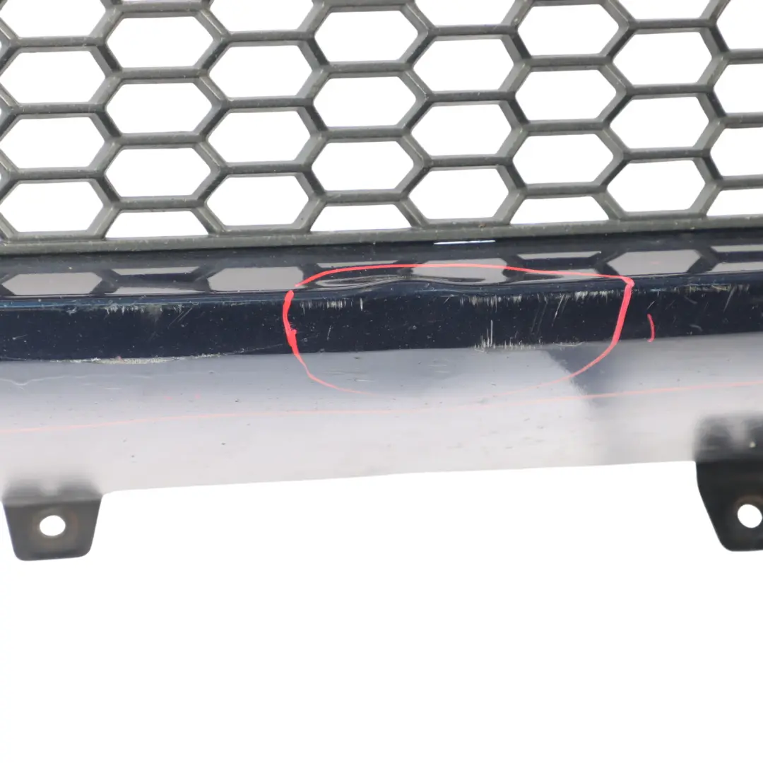 BMW X5 E70 LCI Bumper Front M Sport Trim Panel Grille Tiefseeblau Metallic - A76