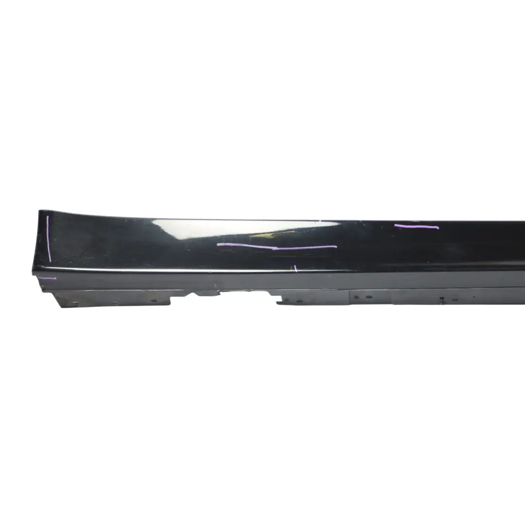 Side Skirt BMW F30 F31 M Sport Sill Strip Right O/S Black Sapphire Metallic 475