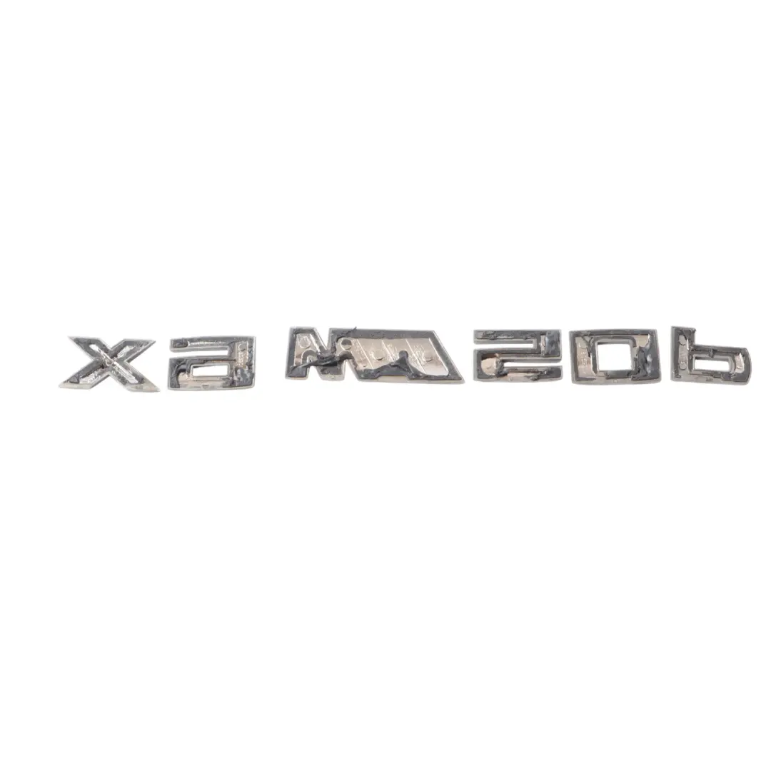 BMW X6 F16 Rear Trunk Lid Boot Badge Logo Lettering Emblem Label M50D 8059012