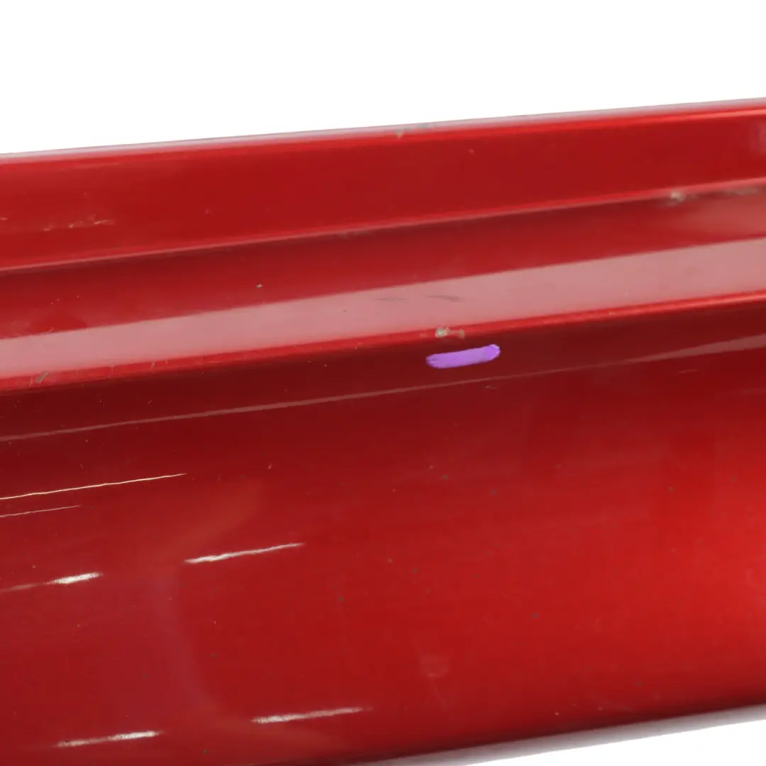 BMW X6 F16 Side Skirt Left N/S M Sport Sill Strip Cover Trim Flamenco Red - C06
