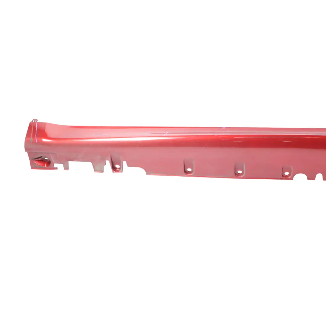BMW X6 F16 Side Skirt Left N/S M Sport Sill Strip Cover Trim Flamenco Red - C06