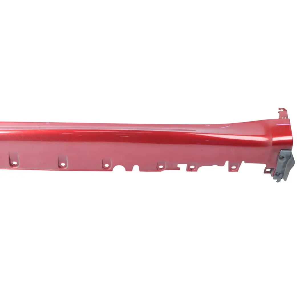 BMW X6 F16 Side Skirt Left N/S M Sport Sill Strip Cover Trim Flamenco Red - C06
