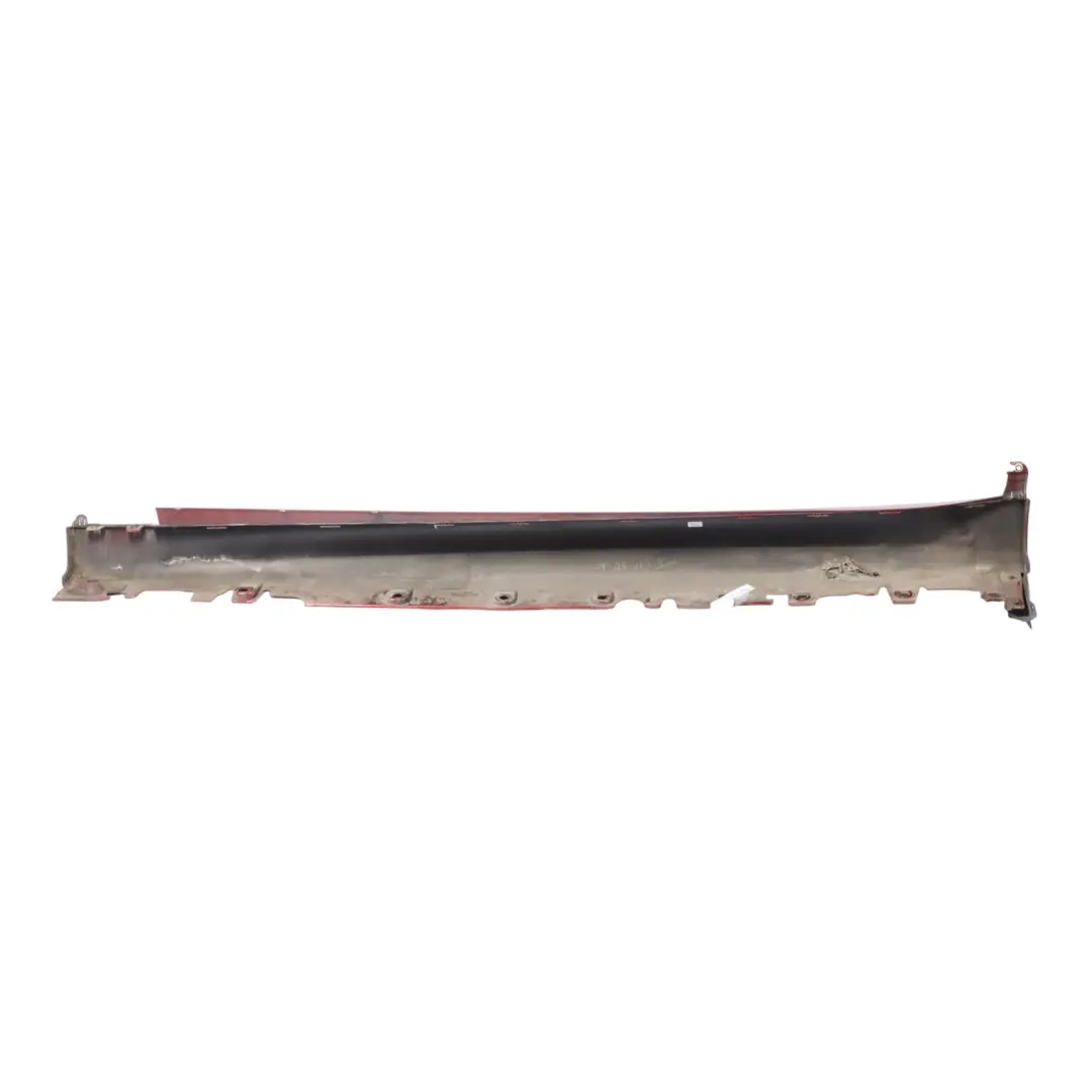 BMW X6 F16 Side Skirt Right O/S M Sport Sill Strip Cover Trim Flamenco Red - C06