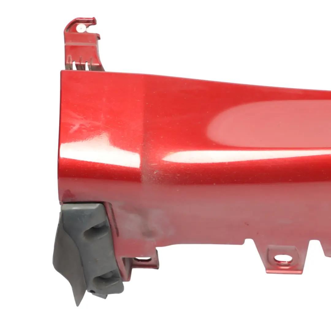 BMW X6 F16 Side Skirt Right O/S M Sport Sill Strip Cover Trim Flamenco Red - C06